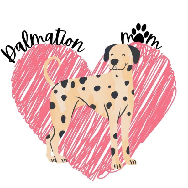 Dalmation Mom SVG & PNG