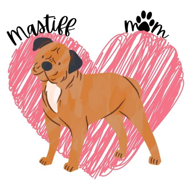 Mastiff Mom SVG & PNG